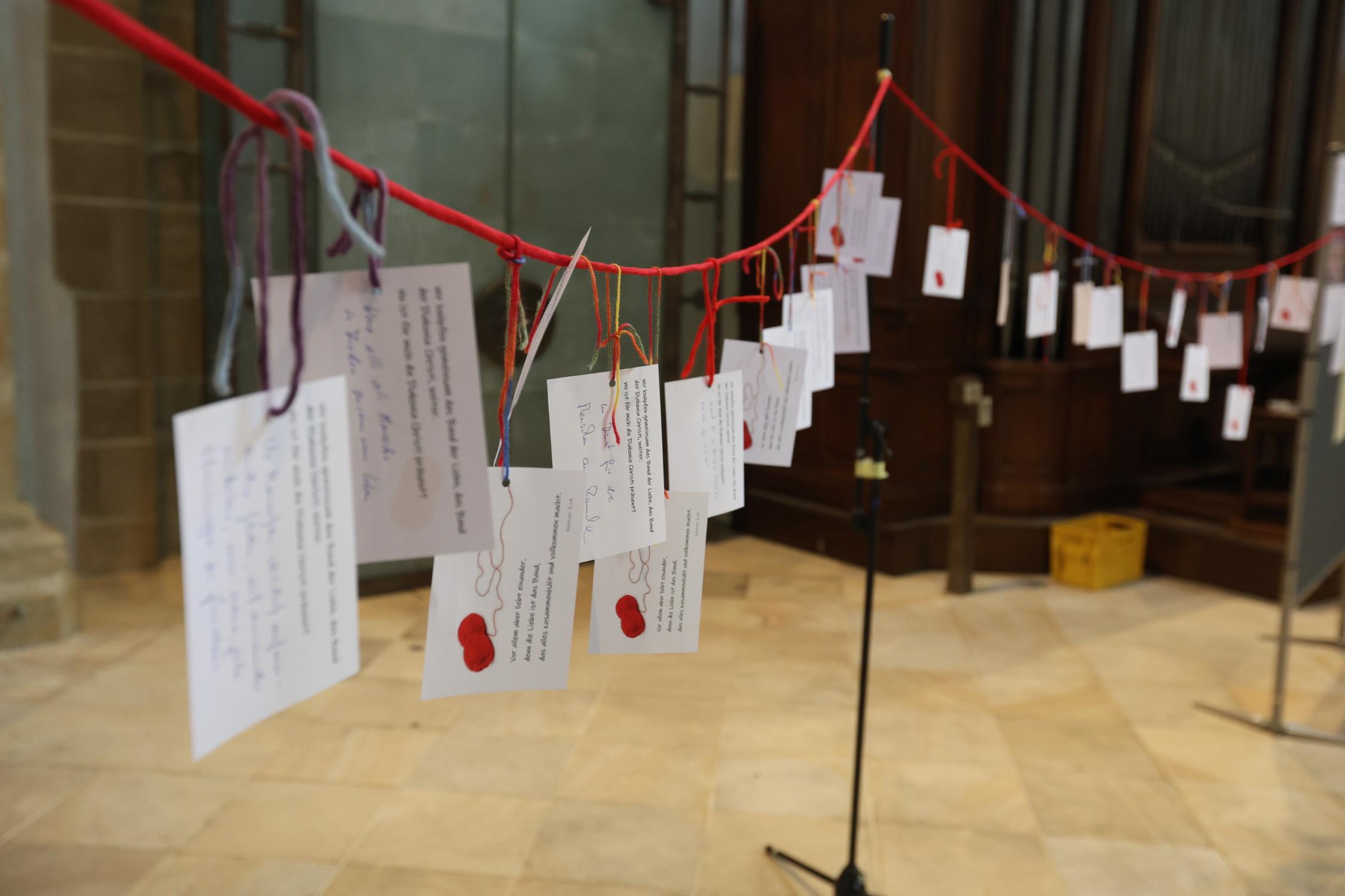 Begegnungsort vor dem Gottesdienst