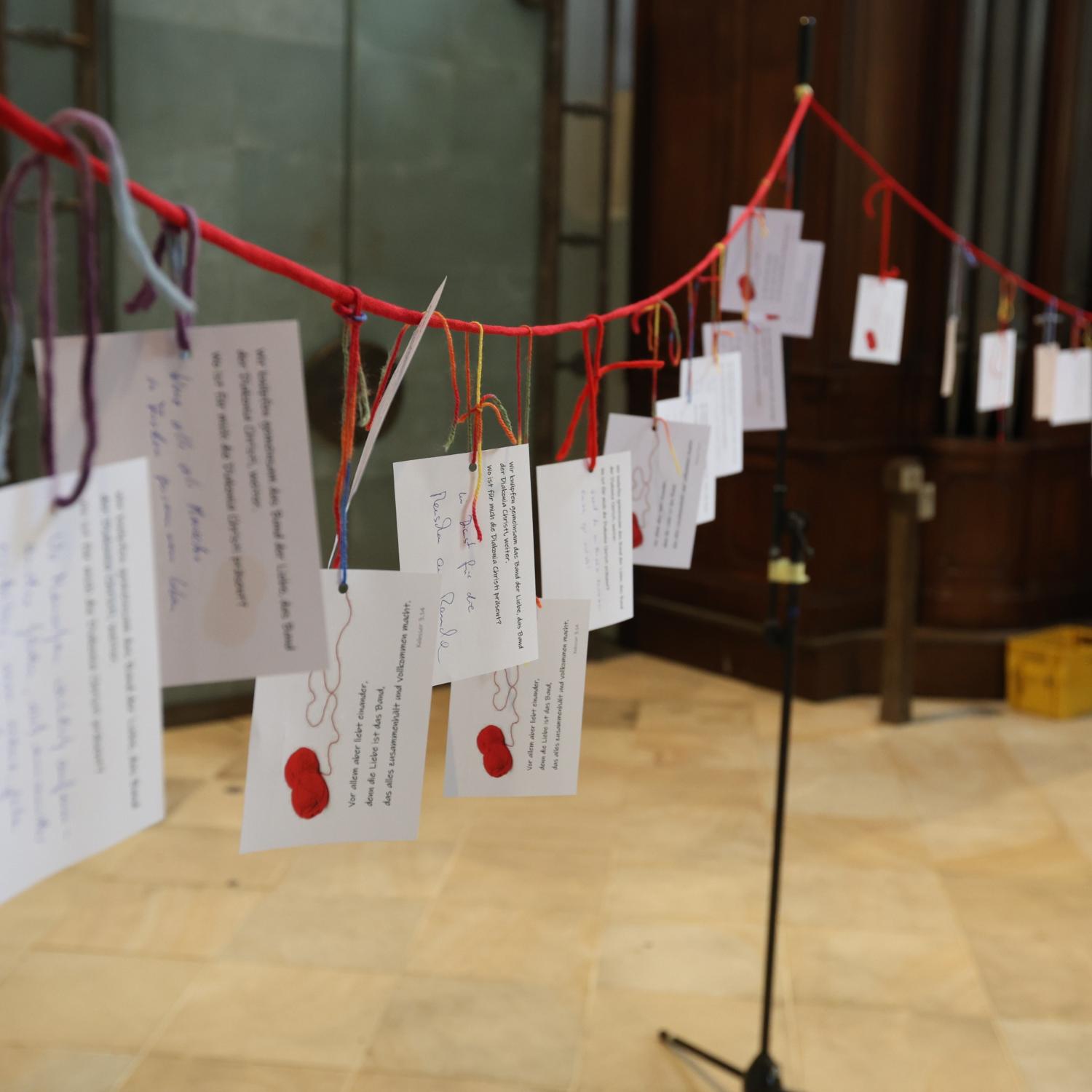 Begegnungsort vor dem Gottesdienst