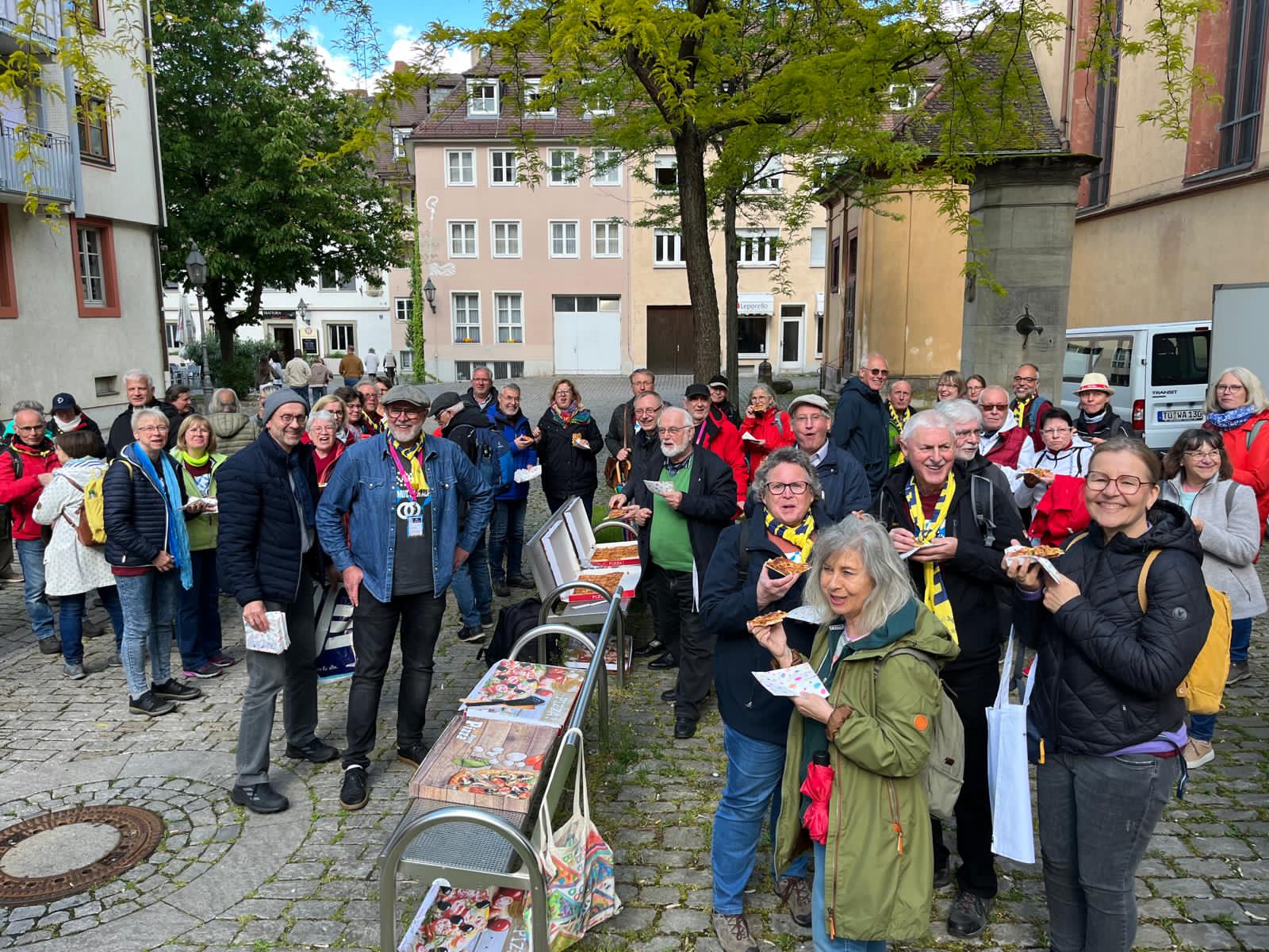 Nach dem Gottesdienst der AG